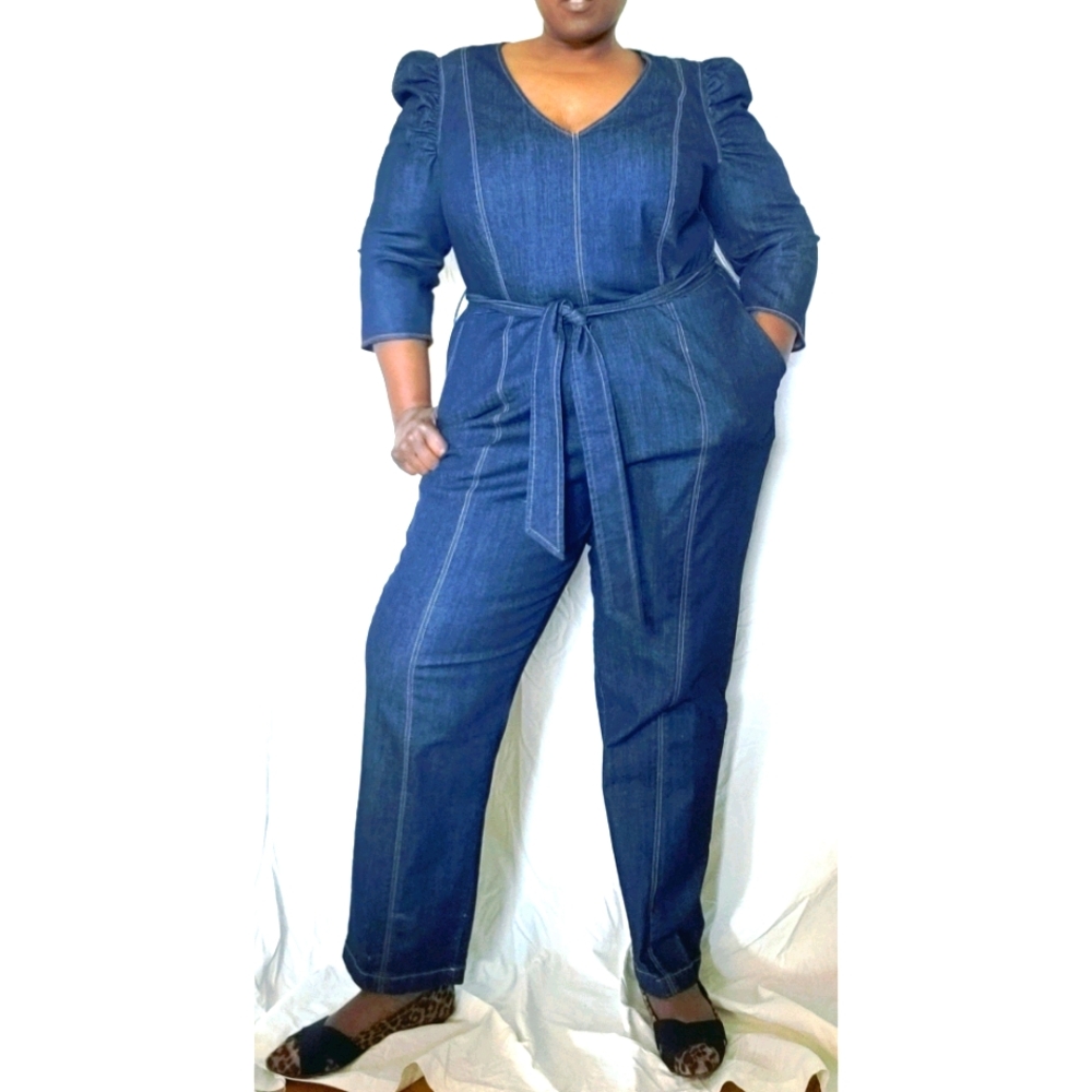 Eloquii size 20 Denim Jumpsuit